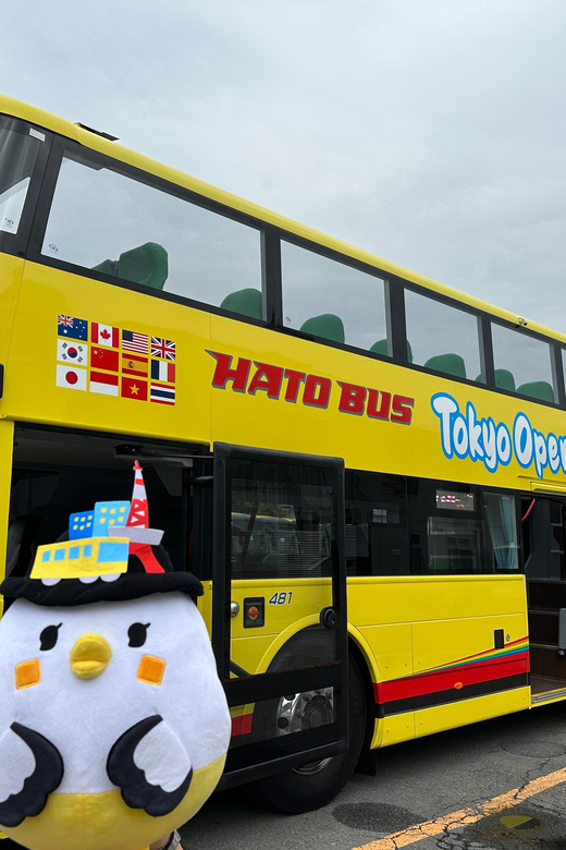 Tokyo: 60min Panoramic Open Top Bus Tour with Audio Guide - Starting near Tokyo Station