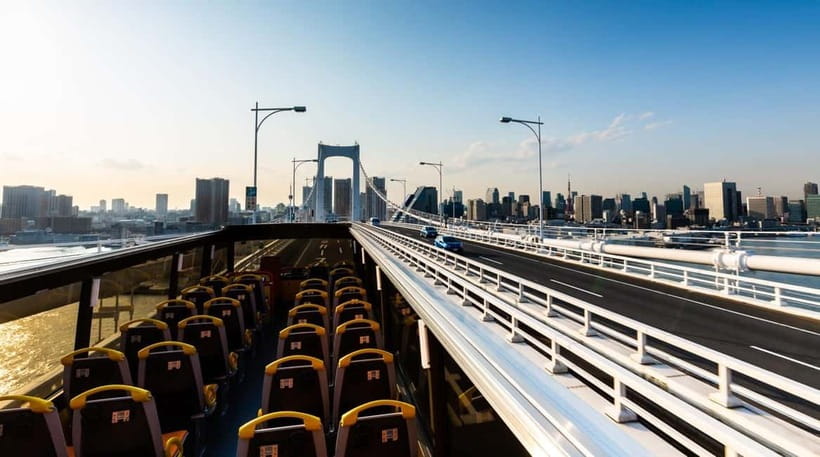 Tokyo: Open Top Panoramic Sightseeing Bus with Audio Guide - Key points to know before booking