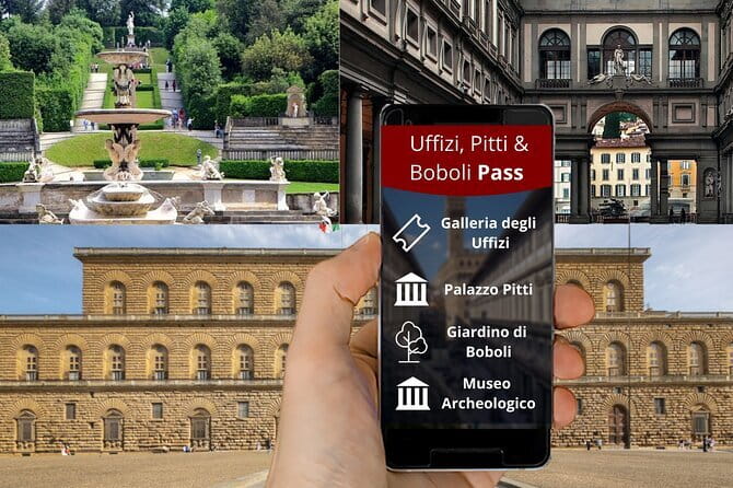 Uffizi Combined Ticket:UFFIZI, PITTI, BOBOLI & digital audioguide - Key points to know before booking