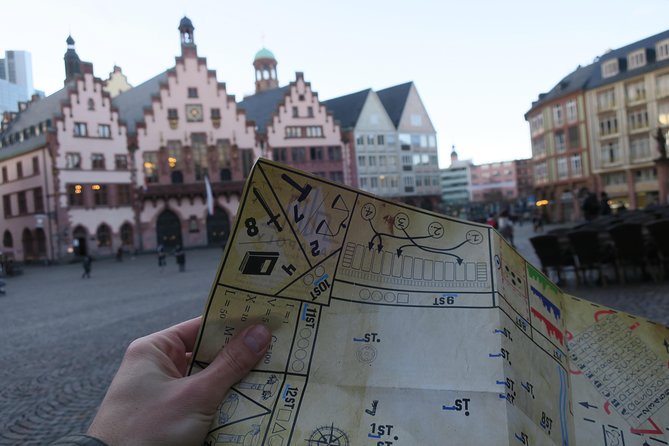 Urban Adventure Game in Frankfurt with an app - Language, printing, and puzzle difficulty