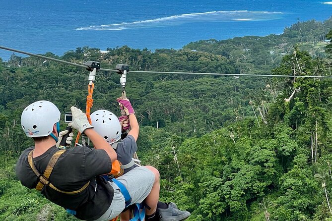 Vanuatu Jungle Zipline - Self Drive Option - The rough 4WD climb to the launch point