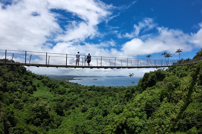 Vanuatu Jungle Zipline - Self Drive Option - Summit Tropical Gardens and the Skybridge