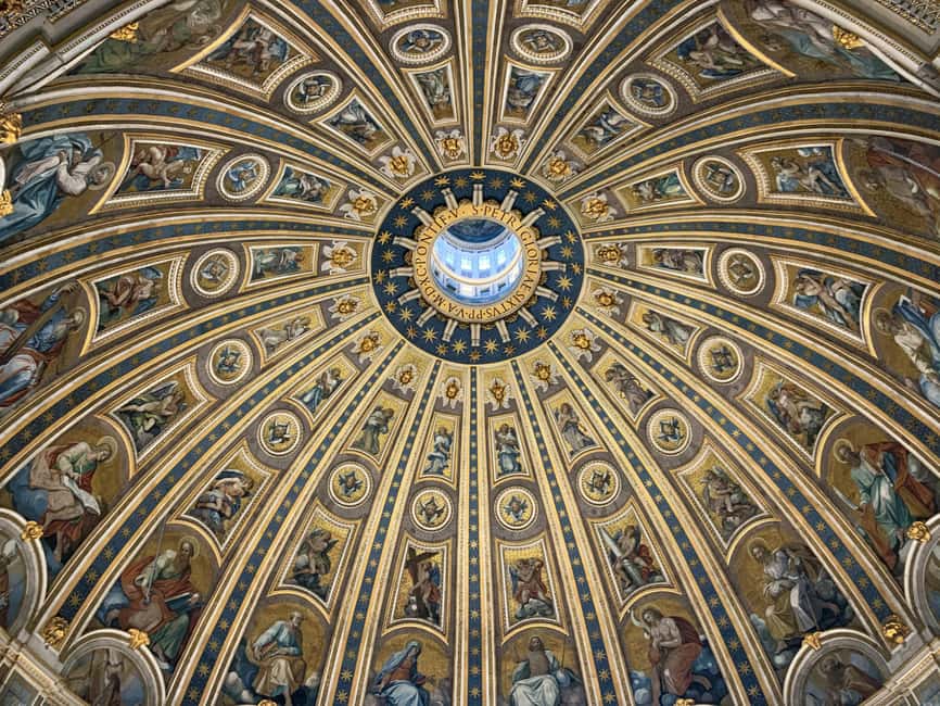 Vatican Full access: St.Peter's Basilica, Dome, Tombs+Audio - Finding the host at Piazza Risorgimento