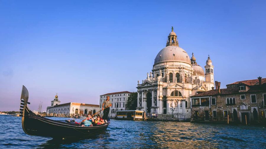 Venice: Gondola Ride under the Bridge of Sighs with Audio Guide App - Piazza San Marco and the route to the water