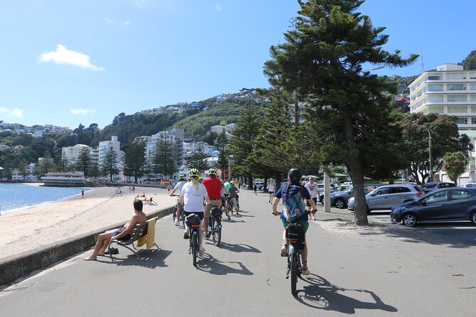 Wellington Self-Guided Electric Bike Tour - Parliament and the first city streets