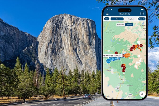 Yosemite National Park Self Guided Driving Audio Tour Guide - A private guide for Yosemite’s long mountain roads