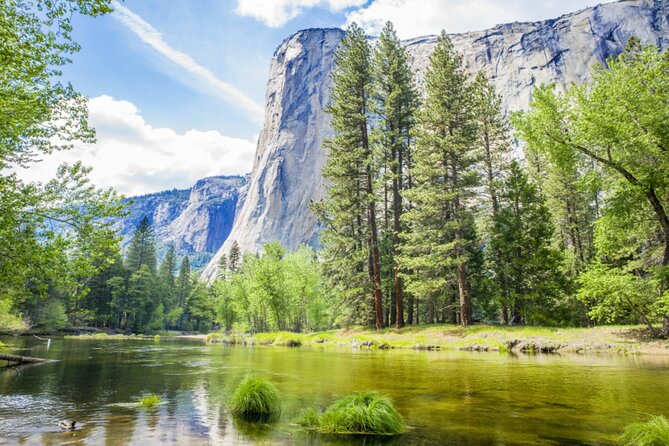 Yosemite National Park Self Guided Driving Audio Tour Guide - Cathedral Beach and the Merced River